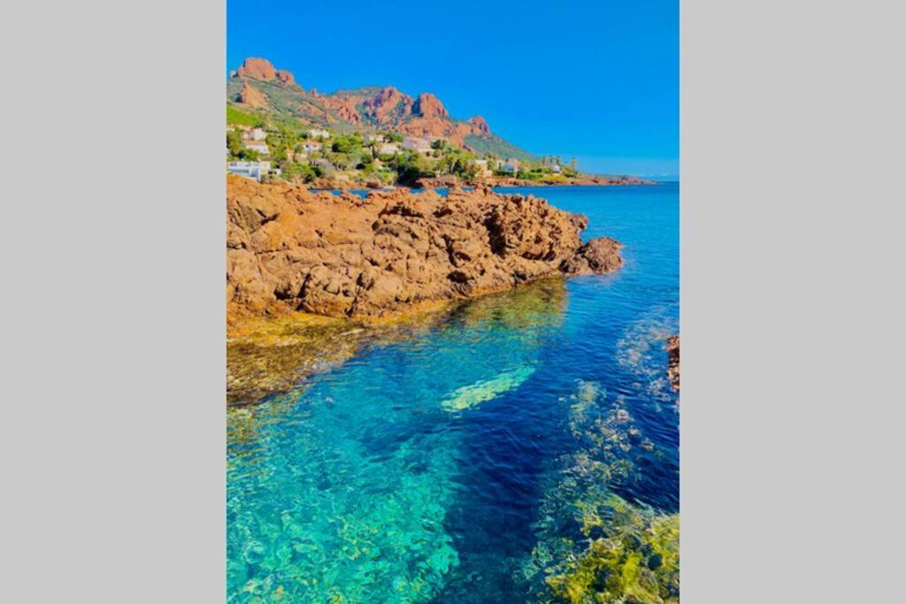 Apartmán Antheor - Vue Exceptionnelle - Refait A Neuf 4 Couchages Saint-Raphaël Exteriér fotografie
