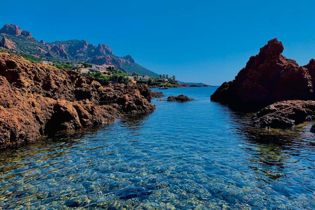 Apartmán Antheor - Vue Exceptionnelle - Refait A Neuf 4 Couchages Saint-Raphaël Exteriér fotografie