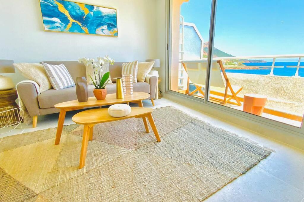 Apartmán Antheor - Vue Exceptionnelle - Refait A Neuf 4 Couchages Saint-Raphaël Exteriér fotografie