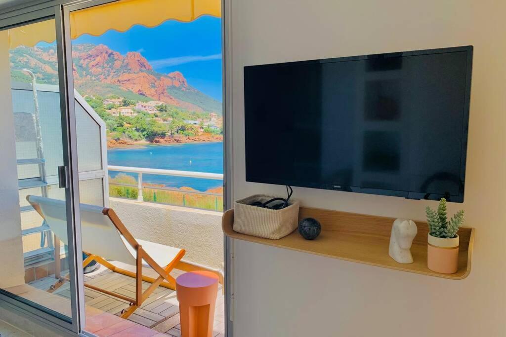 Apartmán Antheor - Vue Exceptionnelle - Refait A Neuf 4 Couchages Saint-Raphaël Exteriér fotografie